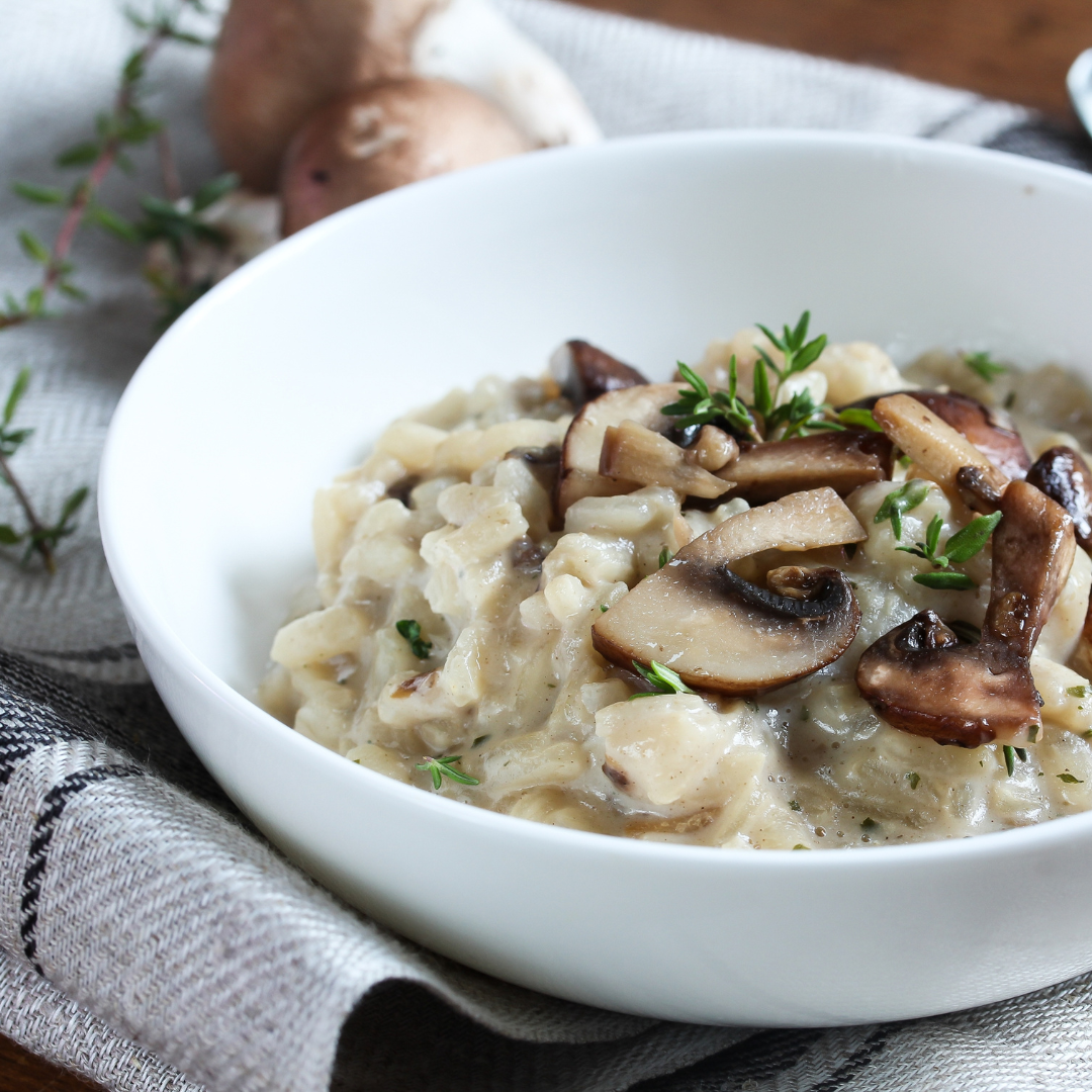 Colton Rizzotto RECETTE ÉTUDIANTE : rizzotto aux champignons - 1CABASPOUR1ETUDIANT